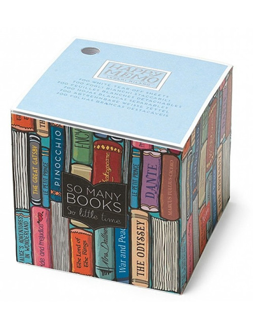 Χαρτάκια Σημειώσεων σε Κύβο Legami So Many Books