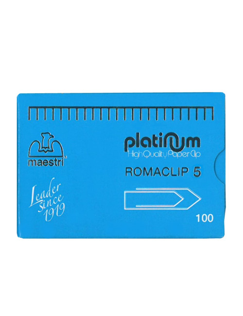 Συνδετήρες Maestri No5 Platinum 100τεμ