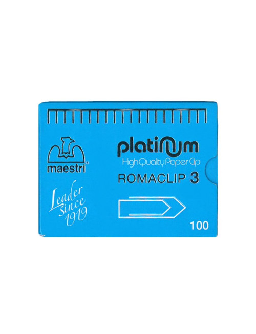 Συνδετήρες Maestri No3 Platinum100τεμ