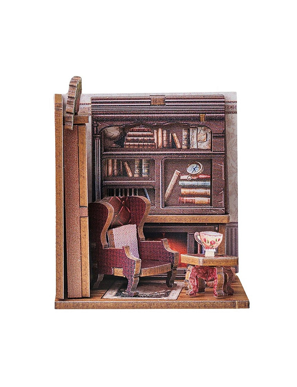 Κάρτα 3D Cartartem Μαγνητάκι Βook Corner