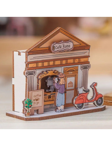 Κάρτα 3D Cartartem Μαγνητάκι Coffee Shop
