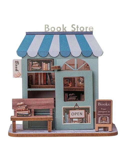 Κάρτα 3D Cartartem Μαγνητάκι Book store
