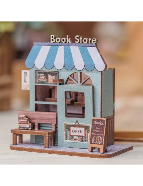Κάρτα 3D Cartartem Μαγνητάκι Book store