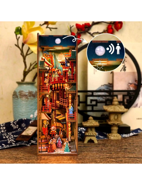 Βιβλιοστάτης Παζλ 3D Ξύλινο Book Nook The Banquet of Tang Dynasty