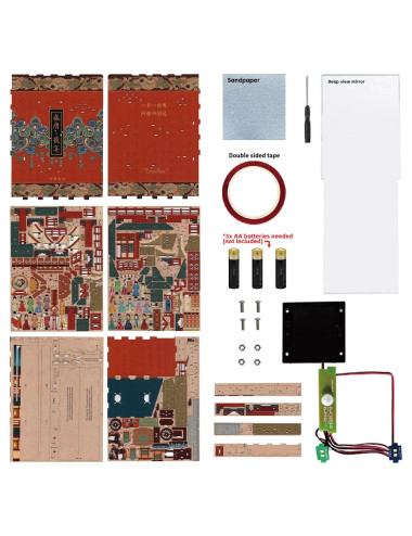 Βιβλιοστάτης Παζλ 3D Ξύλινο Book Nook The Banquet of Tang Dynasty