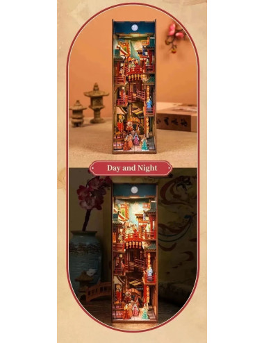 Βιβλιοστάτης Παζλ 3D Ξύλινο Book Nook The Banquet of Tang Dynasty