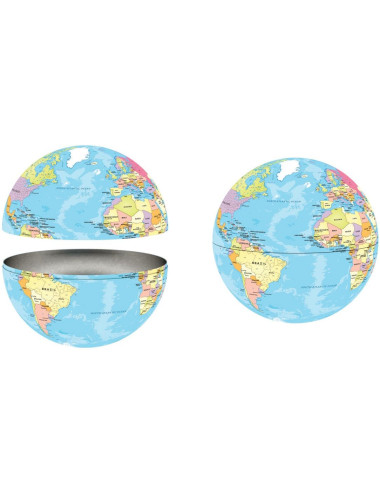 Παζλ 550κ Eurographics Map of the World Μεταλλικό Κουτί