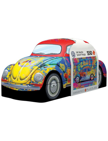 Παζλ 550κ Eurographics VW Beetle Splash Μεταλλικό Κουτί