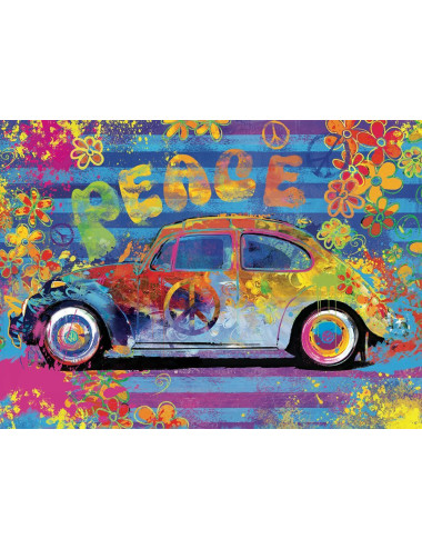 Παζλ 550κ Eurographics VW Beetle Splash Μεταλλικό Κουτί