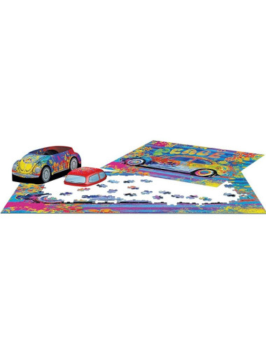 Παζλ 550κ Eurographics VW Beetle Splash Μεταλλικό Κουτί