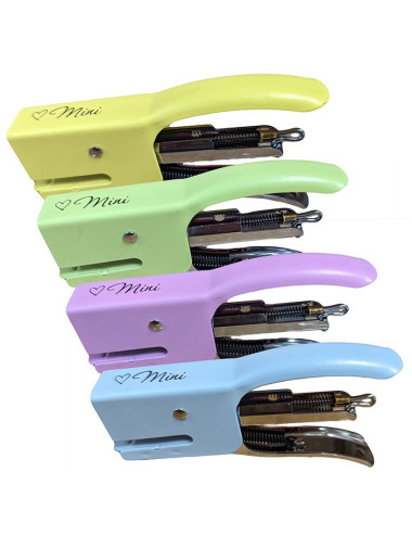 Συρραπτικό Maestri 15φ Mini Plier Color N10 Δώρο Σύρματα