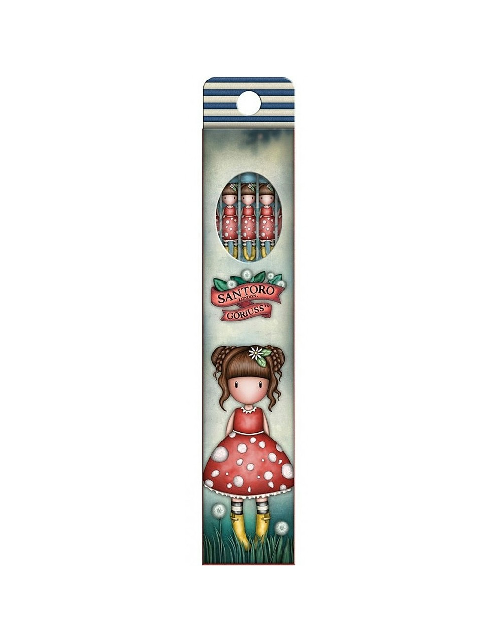 Μολύβια Santoro Gorjuss Little Mushroom 5τ