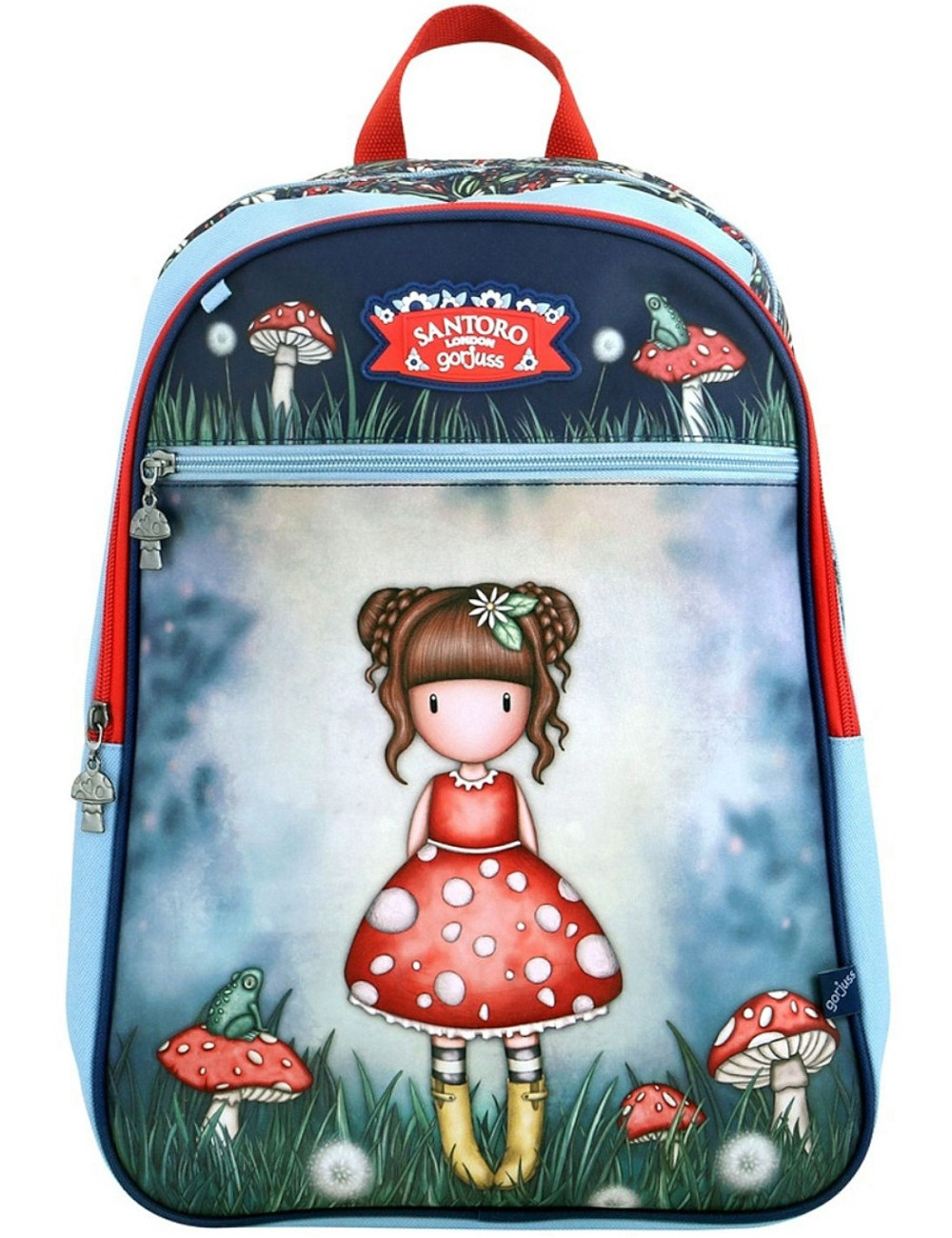 Τσάντα Πλάτης Santoro Gorjuss Little Mushroom Red Dress