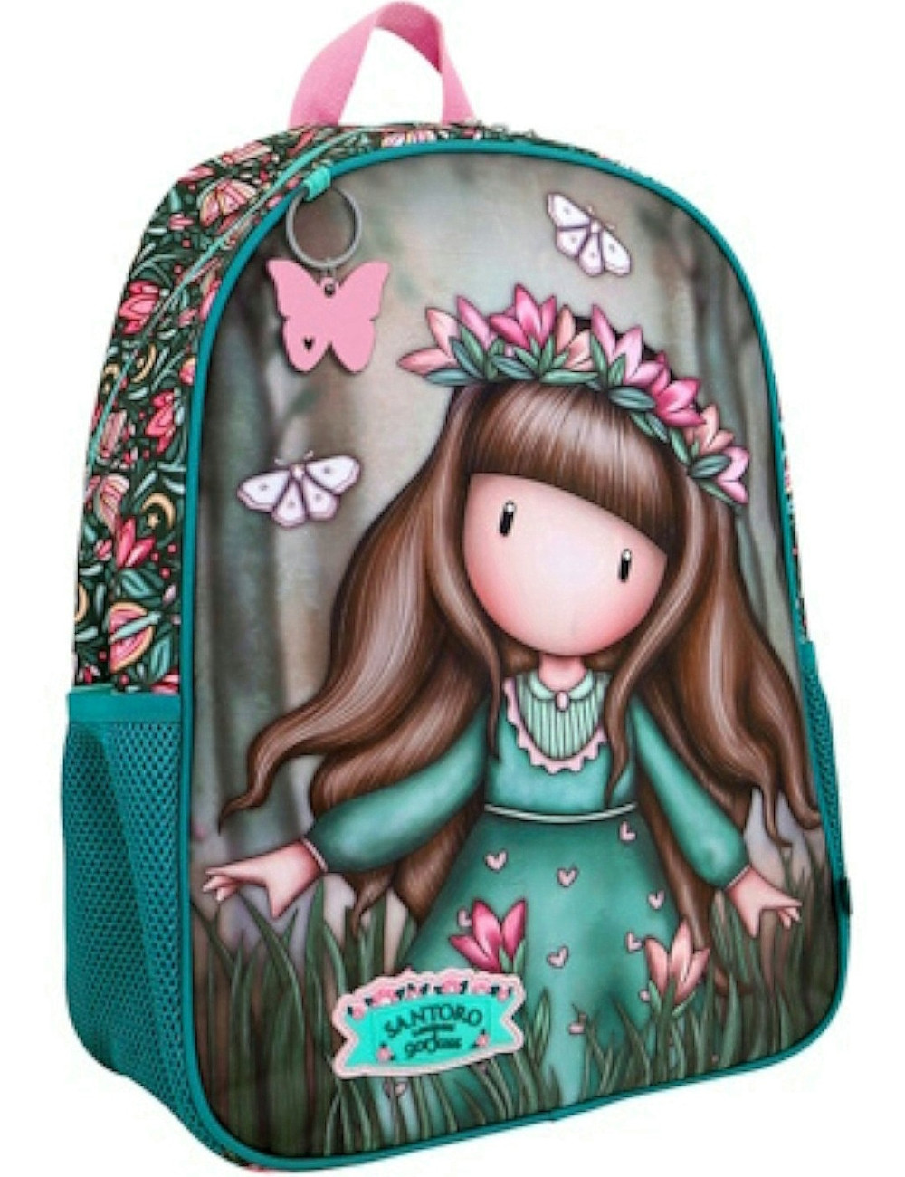 Τσάντα Πλάτης Santoro Gorjuss Wildflower - Green Dress