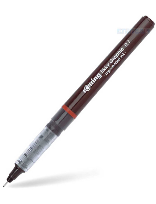 Μαρκαδόρος Σχεδίου Rotring Tikky Graphic Felt-Tip Pen 0.1 Black