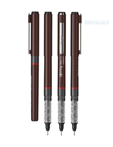 Μαρκαδόρος Σχεδίου Rotring Tikky Graphic Felt-Tip Pen 0.1 Black