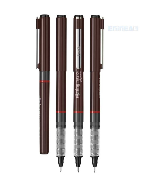 Μαρκαδόρος Σχεδίου Rotring Tikky Graphic Felt-Tip Pen 0.1 Black