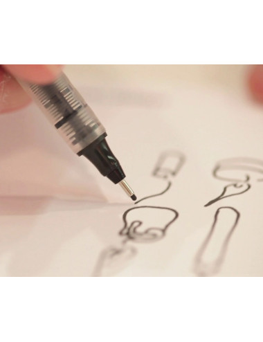 Μαρκαδόρος Σχεδίου Rotring Tikky Graphic Felt-Tip Pen 0.5 Black