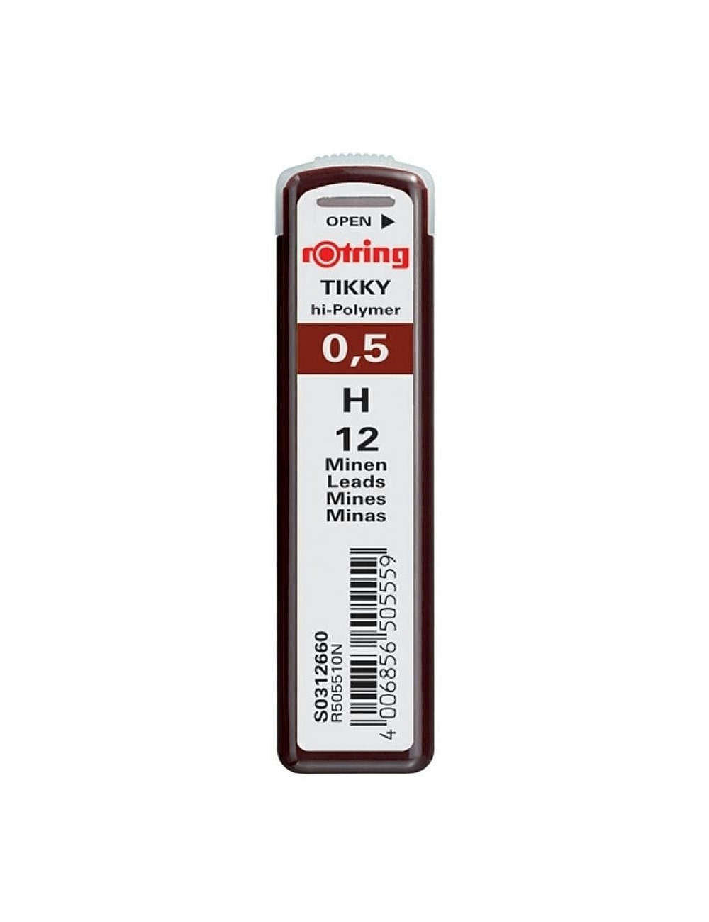 Μύτες Rotring 0.5mm Η Hi-Polymer για Μηχανικό Μολύβι