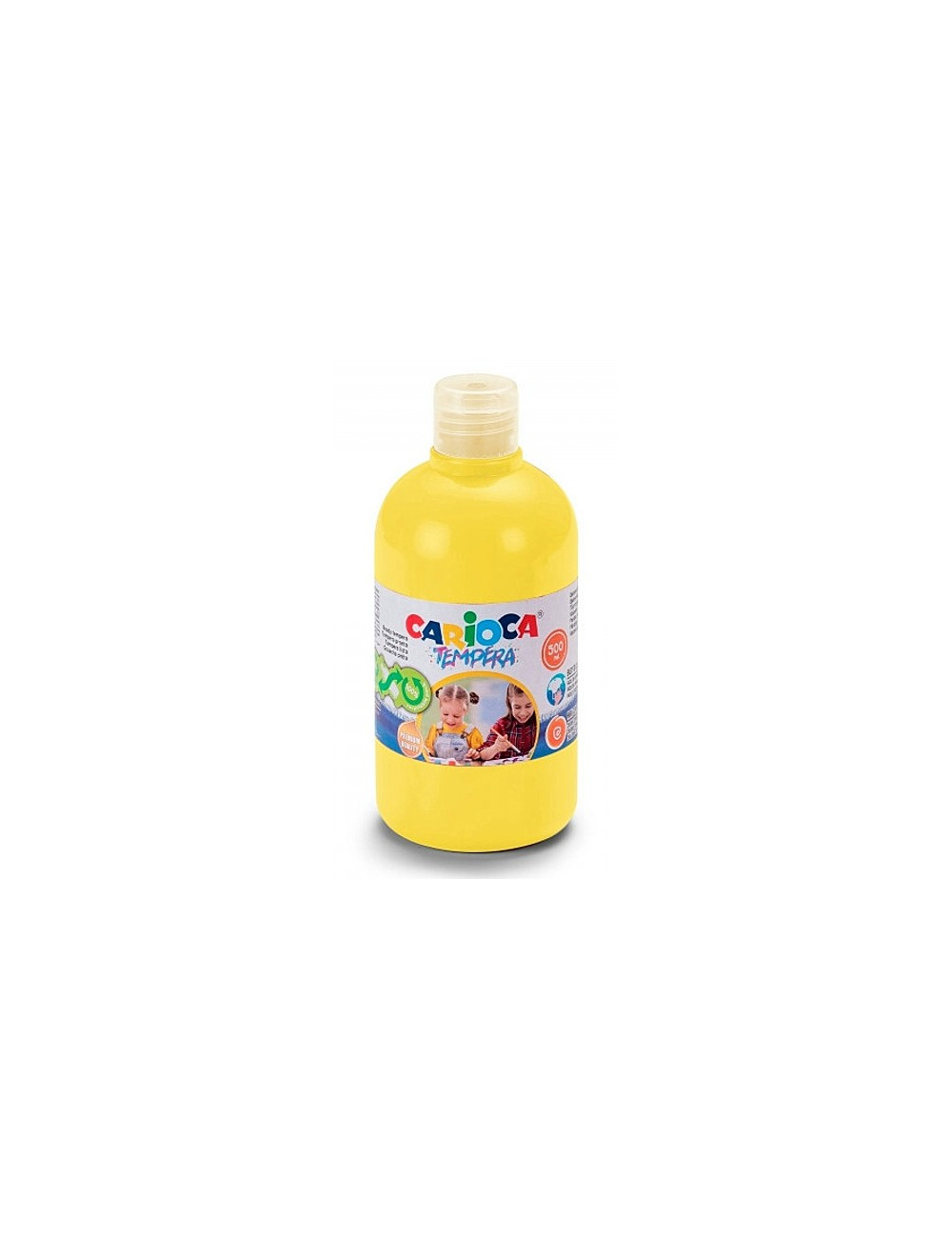Τέμπερα 500ml Carioca 12 Lemon Yellow 700γρ.