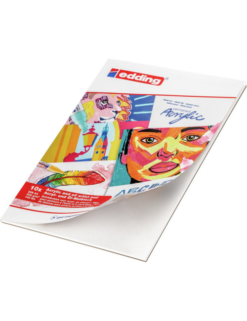 Μπλοκ Edding A4 Acrylic & Oil 300gr 10φ