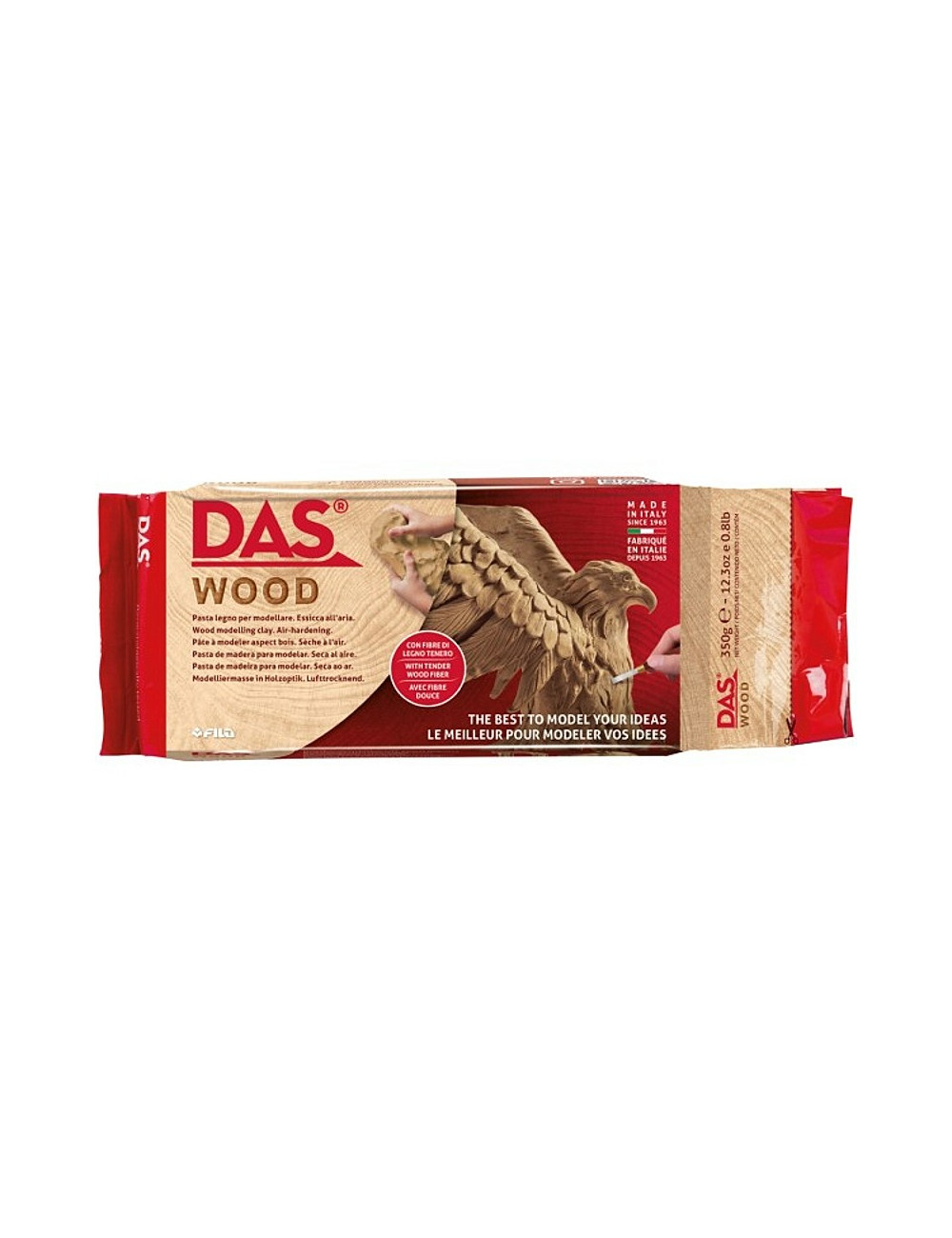 Πηλός Das Wood 350gr Μοντελισμού Αυτοξηρόμενος