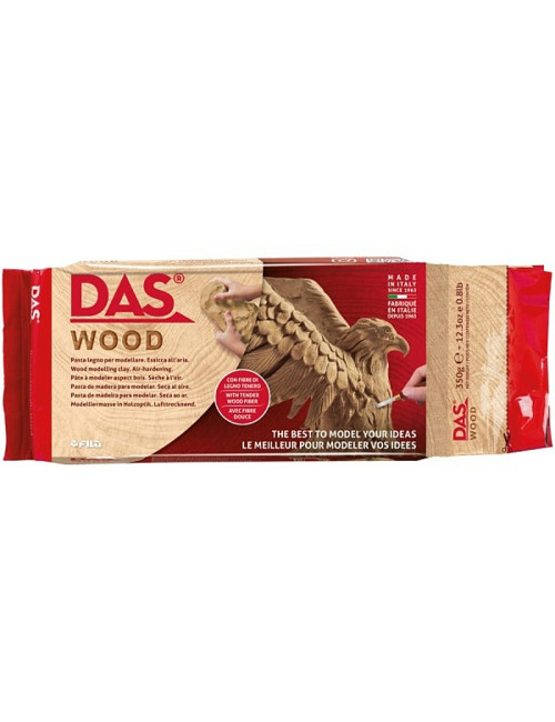 Πηλός Das Wood 350gr Μοντελισμού Αυτοξηρόμενος