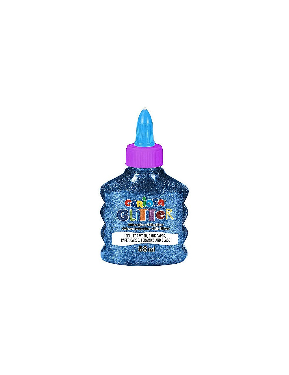 Κόλλα Glitter Carioca 88ml Μπλε