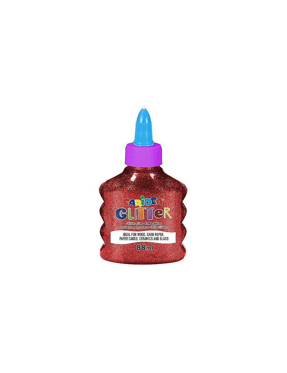 Κόλλα Glitter Carioca 88ml Κόκκινο