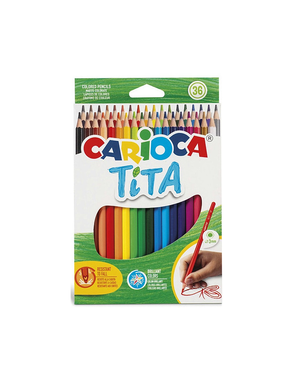 Ξυλομπογιές Carioca 36χρ Tita