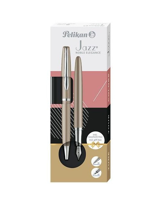 Σετ Στυλό Πένα Pelikan Jazz Elegance K/P36 Taupe