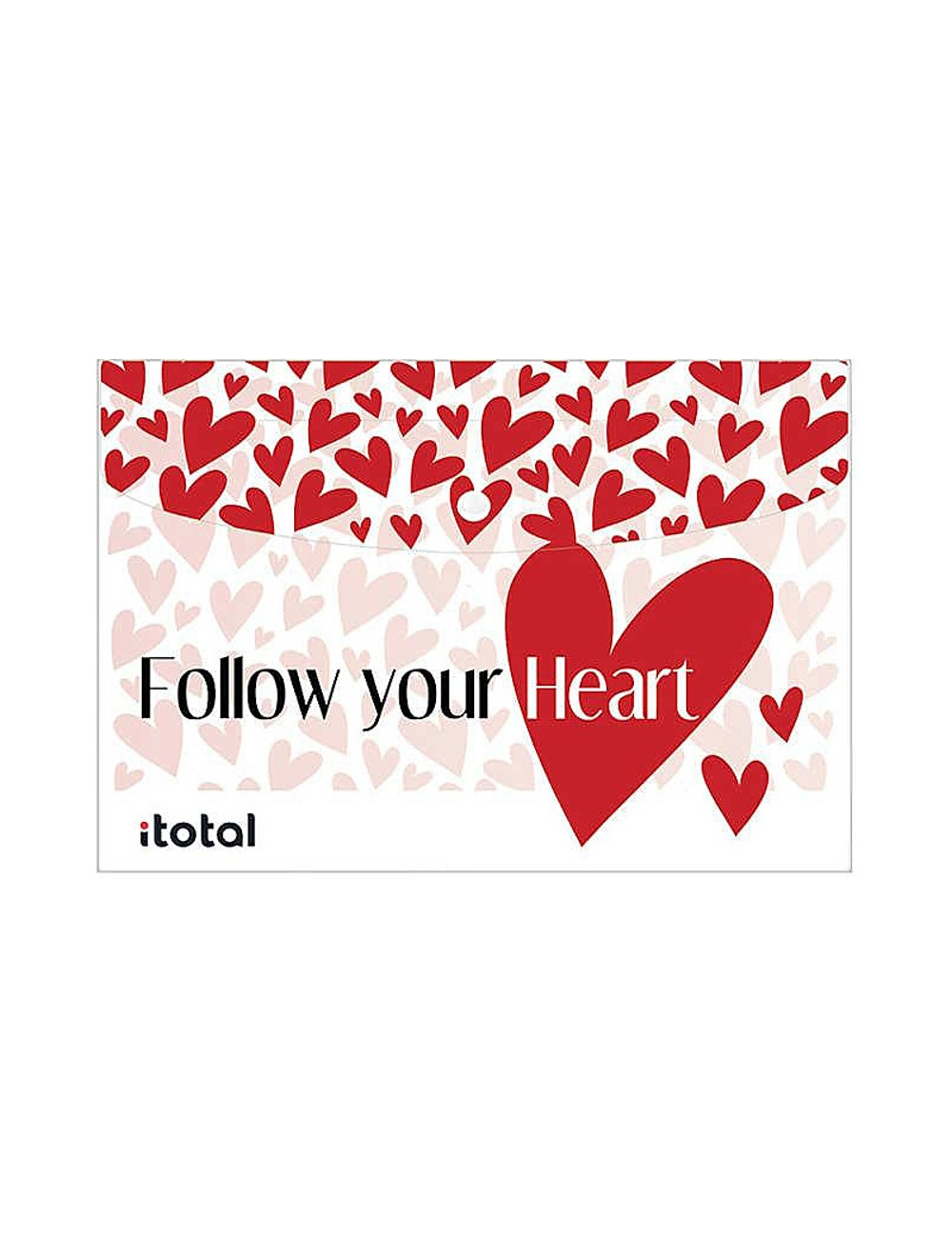 Φάκελος Κουμπί Α4 i-Total Follow your Heart