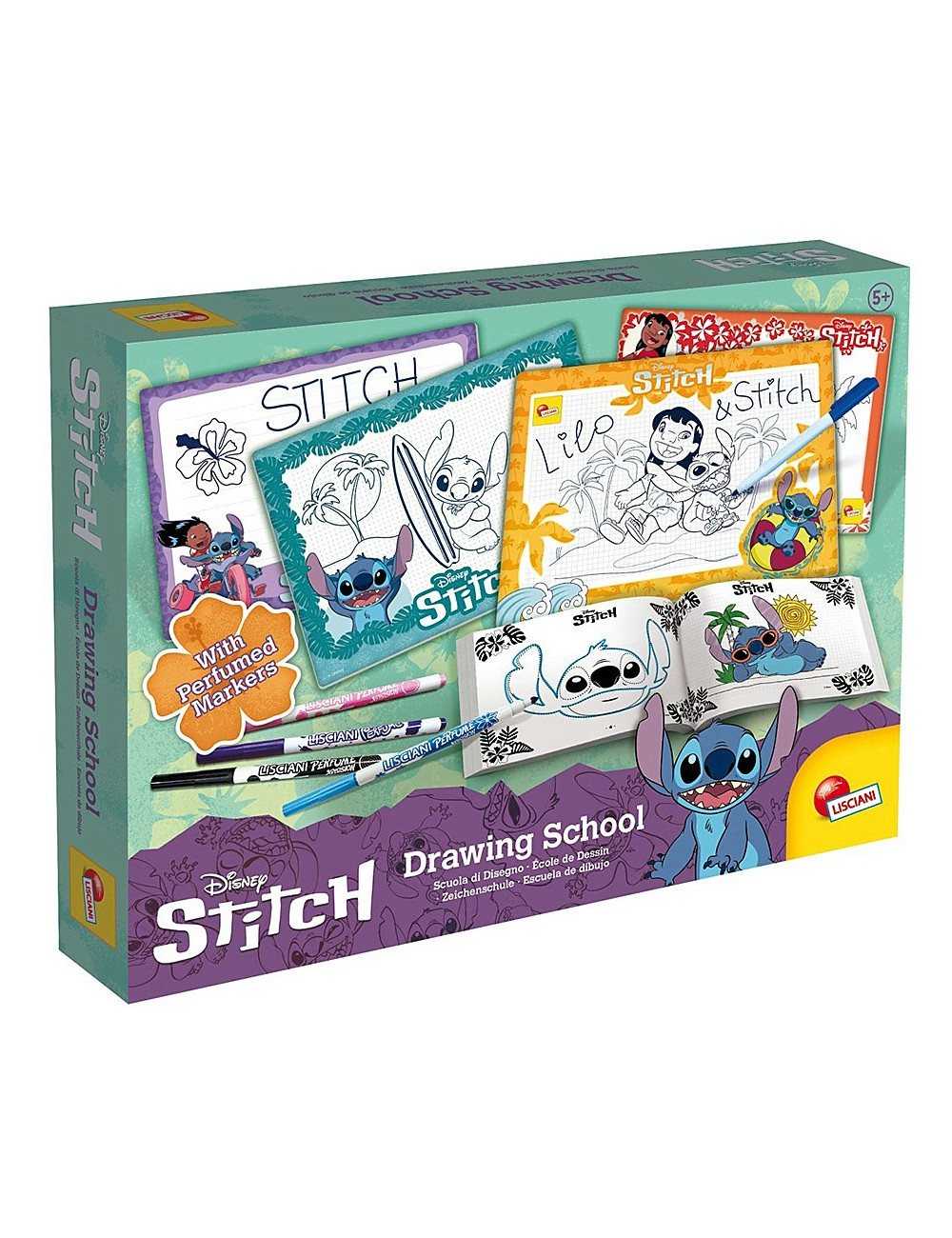 Σχολή Σχεδιασμού Lisciani Disney Stitch Ζωγραφική