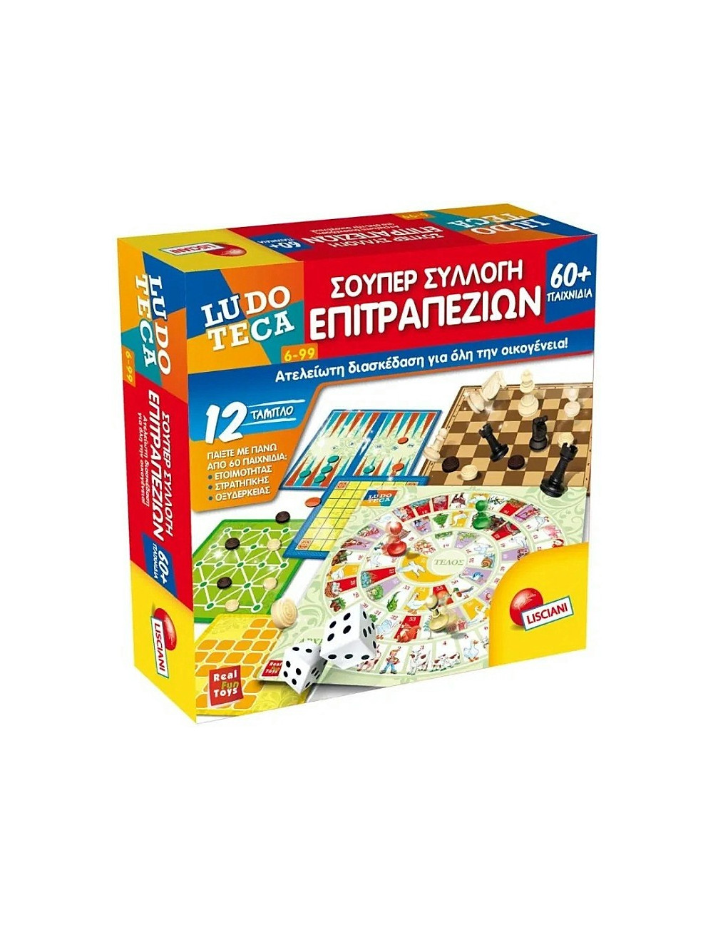 Επιτραπέζιο Ludoteca Super Συλλογή Επιτραπέζιων 60 Παιχνίδια