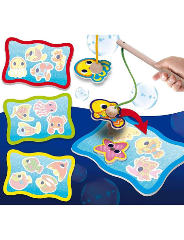 Μοντεσσόρι Επιτραπέζιο Lisciani Wood Fish Fun