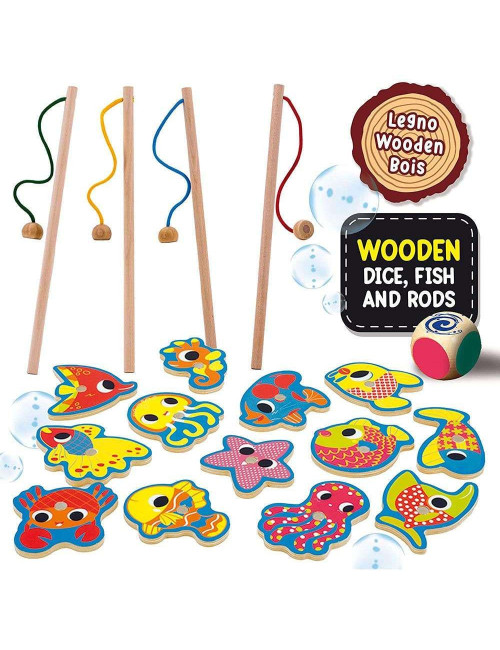 Μοντεσσόρι Επιτραπέζιο Lisciani Wood Fish Fun