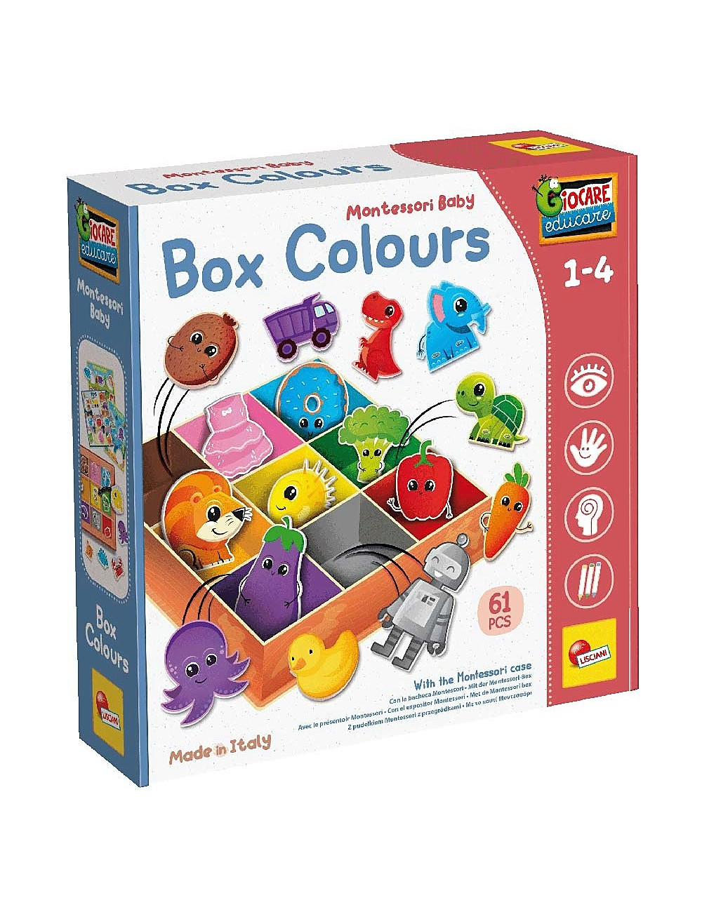 Μοντεσσόρι Επιτραπέζιο Lisciani Παζλ Bacheca Baby Color Box