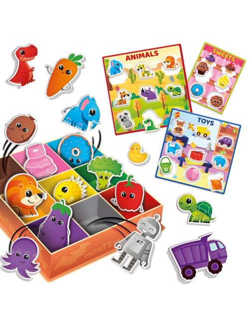 Μοντεσσόρι Επιτραπέζιο Lisciani Παζλ Bacheca Baby Color Box