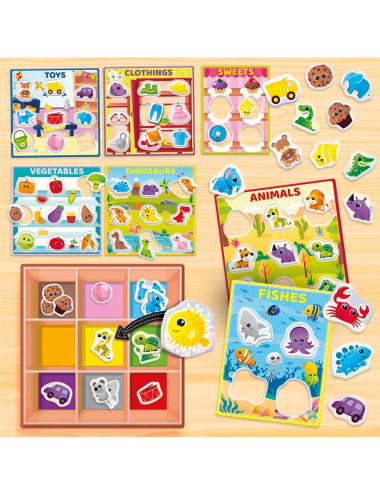 Μοντεσσόρι Επιτραπέζιο Lisciani Παζλ Bacheca Baby Color Box