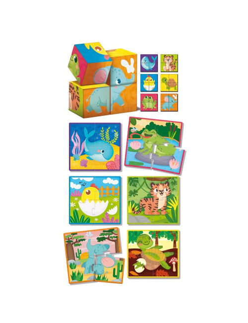 Μοντεσσόρι Lisciani Παζλ Cubes & Logic