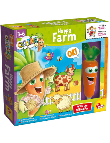 Carotina Lisciani Happy Farma με Στυλό