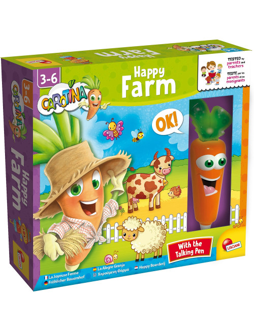 Carotina Lisciani Happy Farma με Στυλό