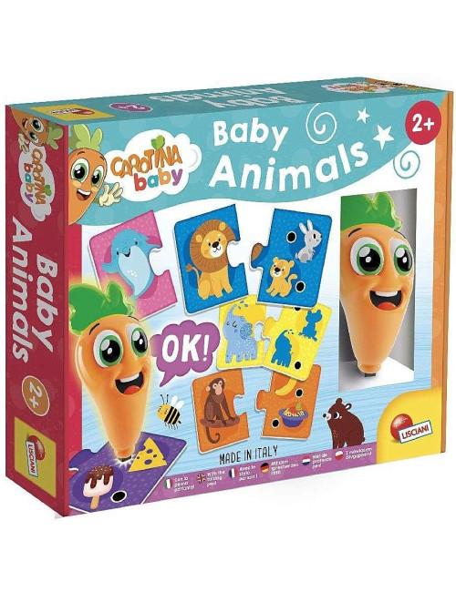 Carotina Lisciani Baby Baby Animals Μωρά Ζωάκια με Στυλό