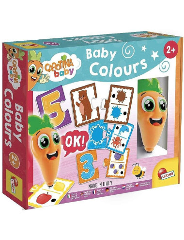 Carotina Lisciani Baby Colors Μωρά Ζωάκια Χρώματα με Στυλό