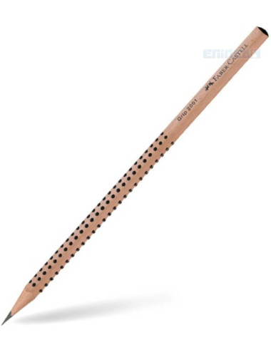 Μολύβι Faber Castell Grip 2001 HB Natural Black