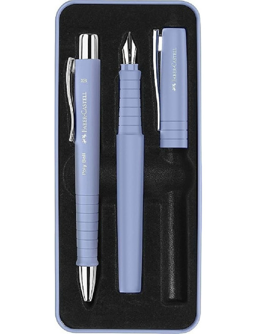 Στυλό και Πένα Σετ Faber Castell Poly Pale Iris