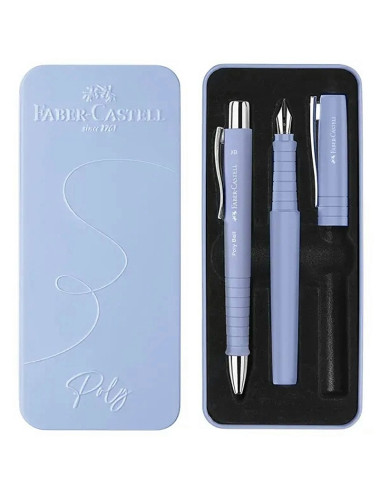Στυλό και Πένα Σετ Faber Castell Poly Pale Iris