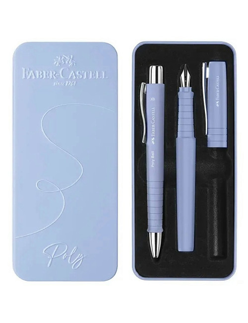 Στυλό και Πένα Σετ Faber Castell Poly Pale Iris