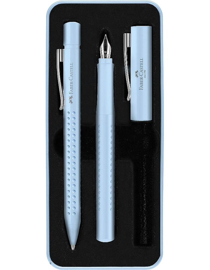 Στυλό και Πένα Σετ Faber Castell Grip 2010 Sky Blue