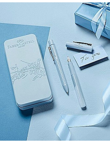 Στυλό και Πένα Σετ Faber Castell Grip 2010 Sky Blue